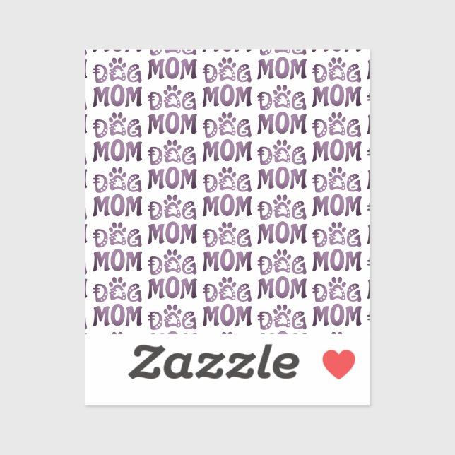 Dog Mom Sticker (Sheet)