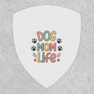 Dog Mom Sunflower Dog Lover Patch
