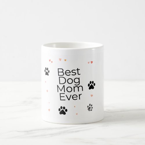 Dog Mom Surrounded by Love & Paws Mug | Dog Mug