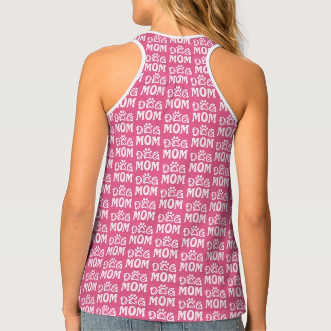 Dog Mom Tank Top (Back)