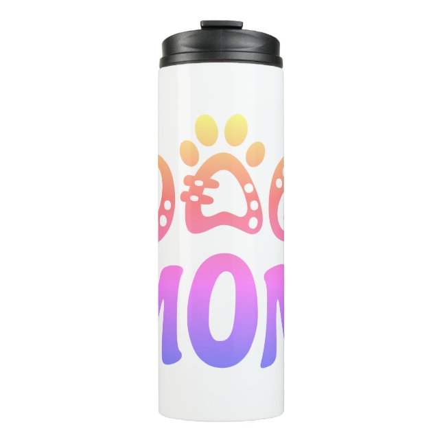 Dog Mom Thermal Tumbler (Front)