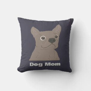 Dog Mom Throw Pillow