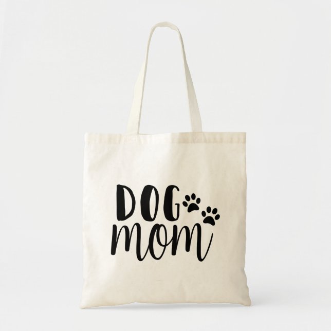 Dog Mom tote bag (Front)