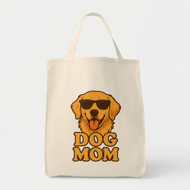 Dog Mom Tote Bag (Front)