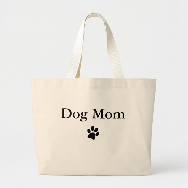 Dog Mom Tote Bag (Front)