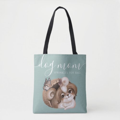 Dog Mom Toy Tote Bag