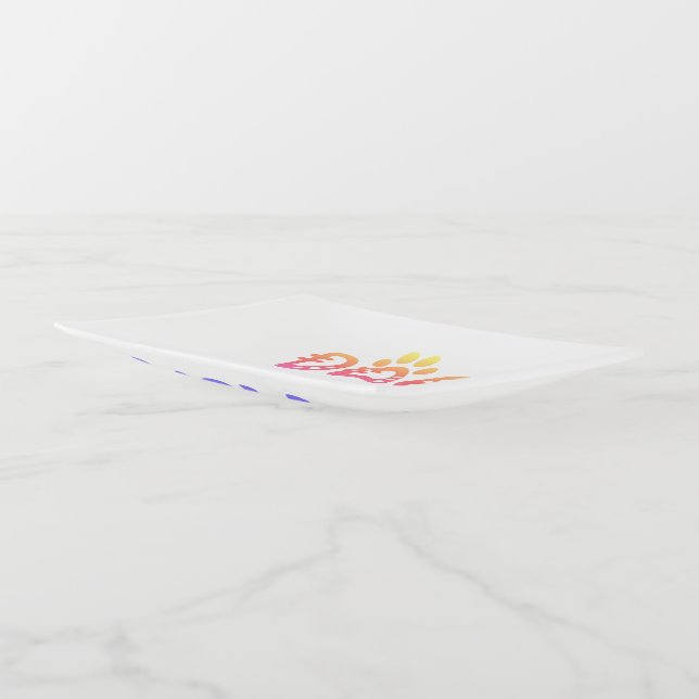 Dog Mom Trinket Tray (Angled)