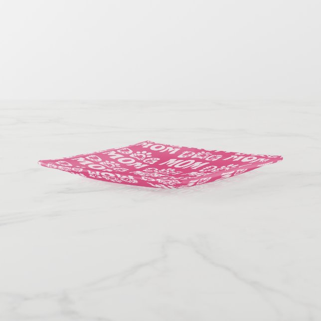Dog Mom Trinket Tray (Angled)