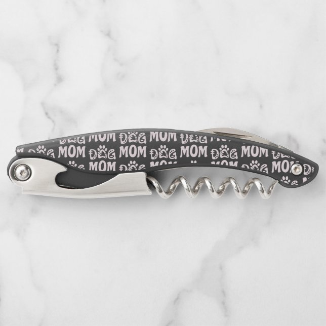 Dog Mom Waiter's Corkscrew (Front)