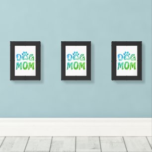 Dog Mom Wall Art Sets