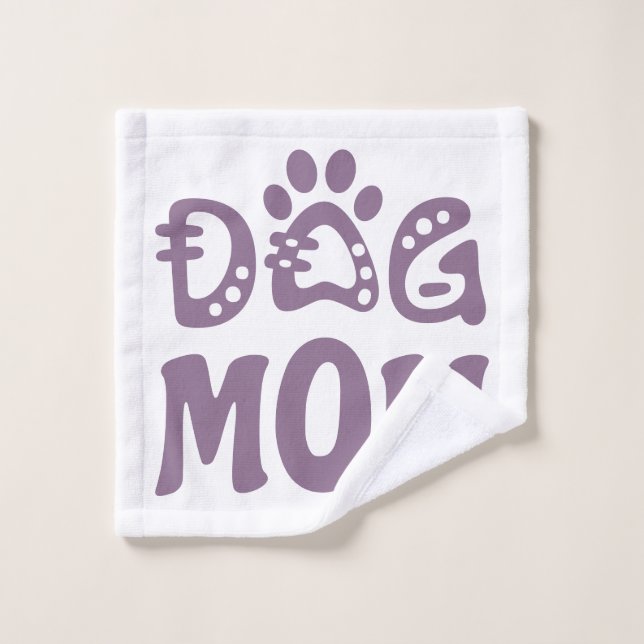 Dog Mom Wash Cloth (Wash Cloth)