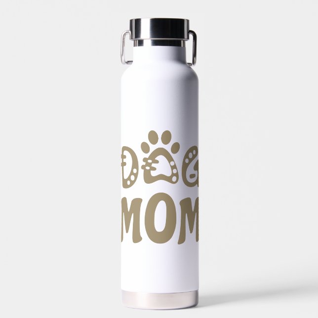 Dog Mom Water Bottle (Front)