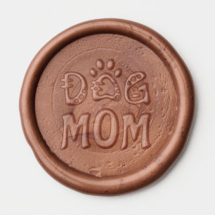 Dog Mom Wax Seal Sticker