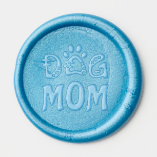 Dog Mom Wax Seal Sticker