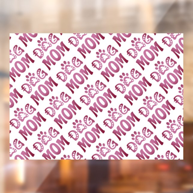 Dog Mom Window Cling (Sheet 2)