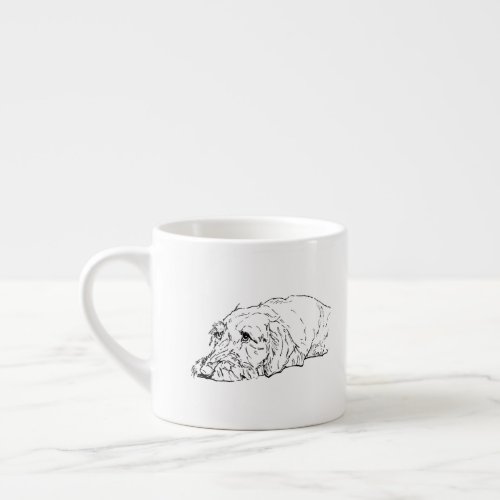 Dog Mom, Wire Haired Dachshund - Cute  Espresso Cup