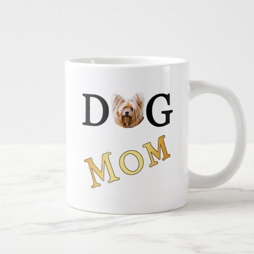 Dog Mom Yorkie Owners Giant Coffee Mug