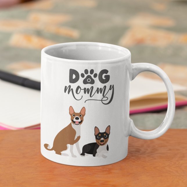 Dog Mommy Basenji Hounds Cute Coffee Mug (Creator Uploaded)