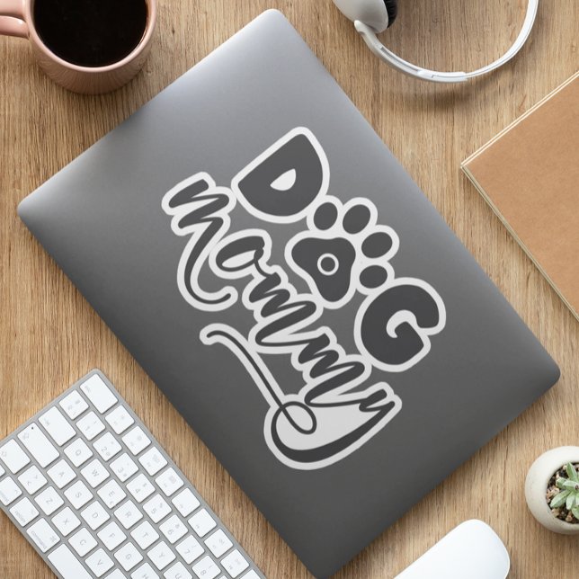 Dog Mommy Contour Sticker (Creator Uploaded)