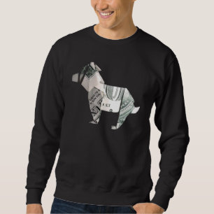 Dog Money Origami Cash Sweatshirt