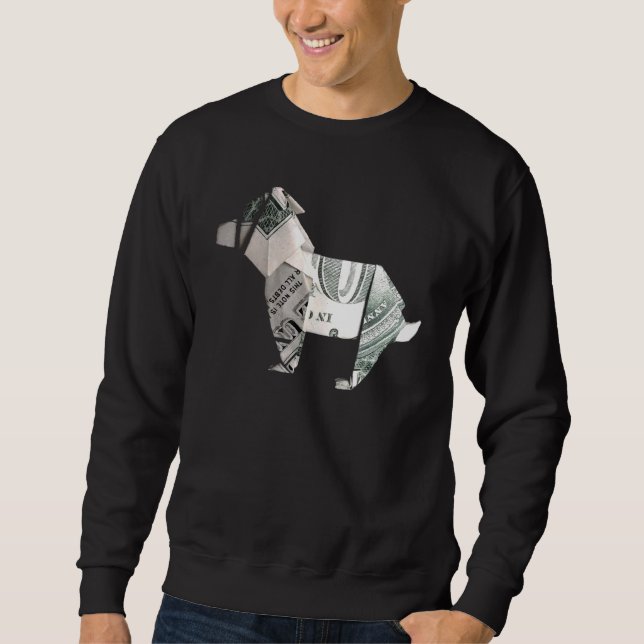Dog Money Origami Cash Sweatshirt (Front)