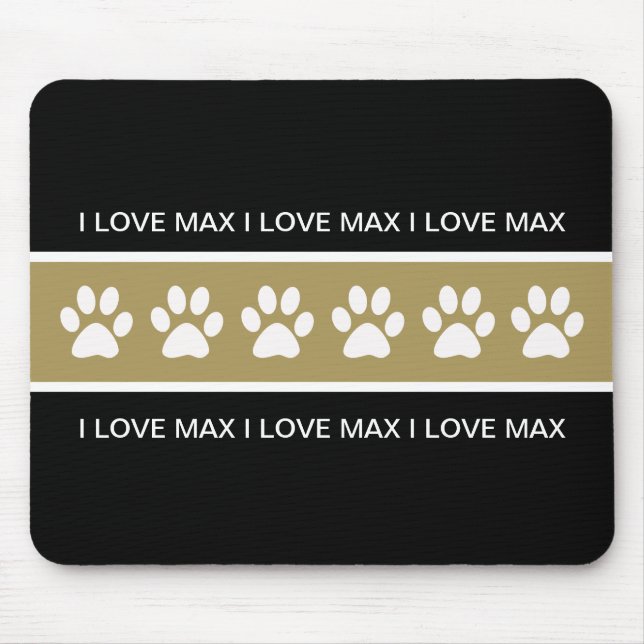 Dog Monogram Mousepads (Front)