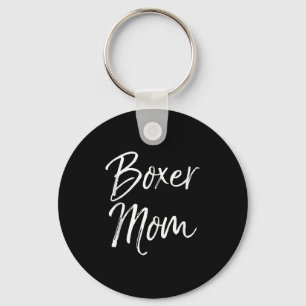 Dog Mother Gift Boxing Mother's Day Quote Cute Box Keychain