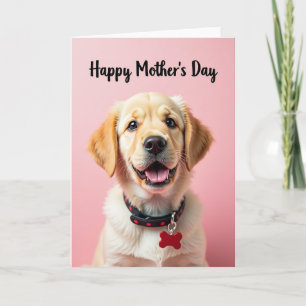 Dog Mothers Day Portrait Card