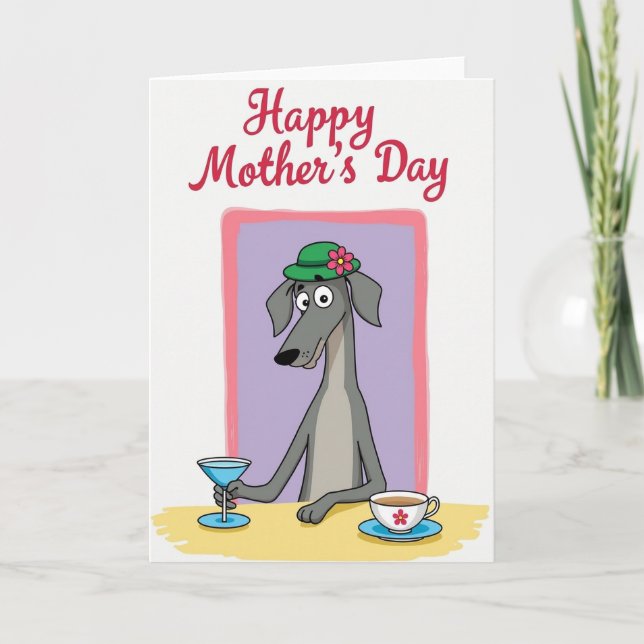 Dog Mothers Day Treat Card (Front)