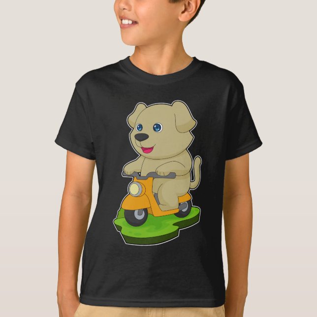 Dog Motorcycle T-Shirt (Front)