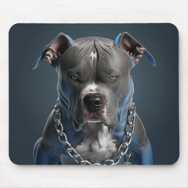 Dog Mouse Pad American Stafford  (Front)