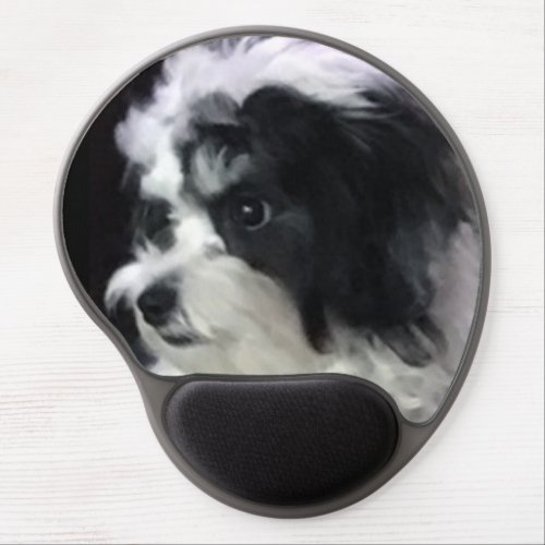 Dog Mouse Pad wGel Wrist Rest Photo K_CEE