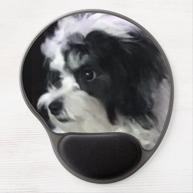 Dog Mouse Pad w/Gel Wrist Rest Photo K-CEE (Front)