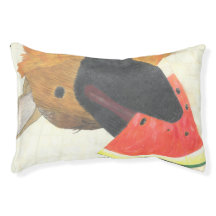 Dog mouth and watermelon pet bed