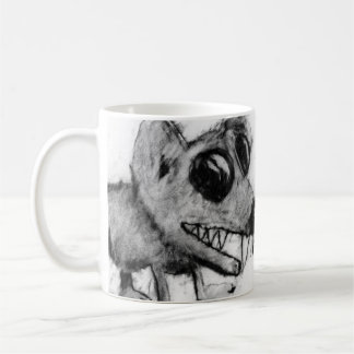 dog mug. the close-up. coffee mug