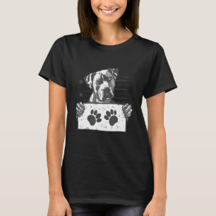 Dog Mugshot Prison   T-Shirt