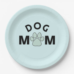 Dog Mum Paper Plates