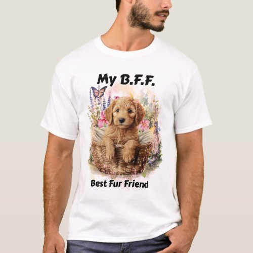 Dog _ My BFF Golden Cocker T_Shirt