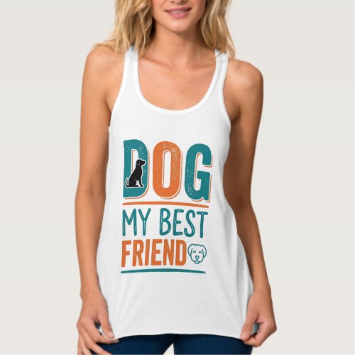 Dog My Best Friend Vintage Dog Lover Shirt Design_