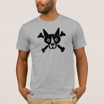 Dog N' Cross Bones T-shirt by astattmiller at Zazzle