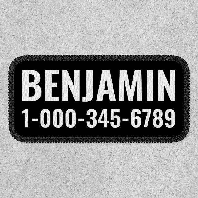 Dog Name Patch (Front)