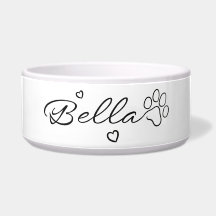 Dog names - Bella Bowl