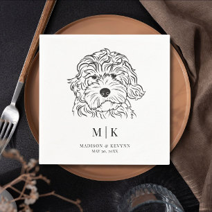 Dog Napkins Wedding