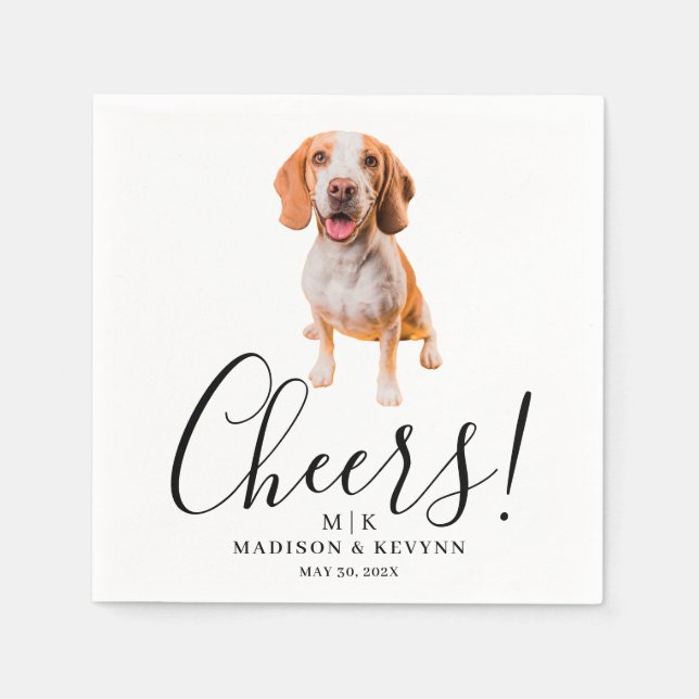 Dog Napkins Wedding (Front)