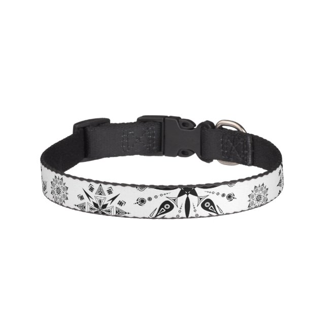 Dog necklace with mandalas pet collar (Front)