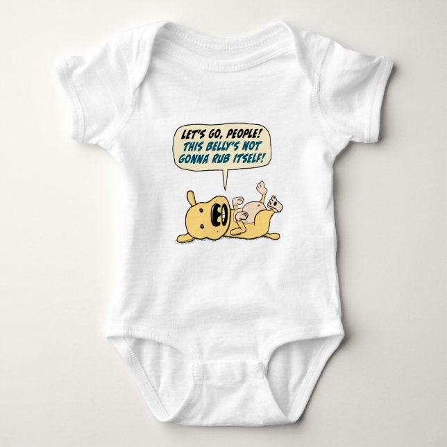Dog Needs Belly Rub Funny Shirt (Front)