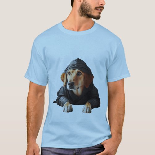 Dog Ninja Sneaky Mission T_Shirt