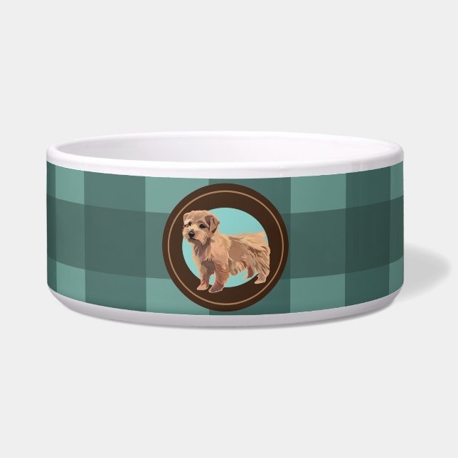 Dog Norfolk Terrier Bowl (Front)