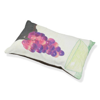 Dog nose and grape pet bed