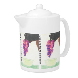 Dog nose and grape teapot